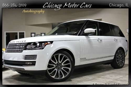 2014 land rover range rover autobiography $138k+msrp 22 wheels 4-place seating!