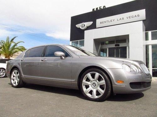2006 bentley continental flying spur silver tempest 34k mi massage vented seats