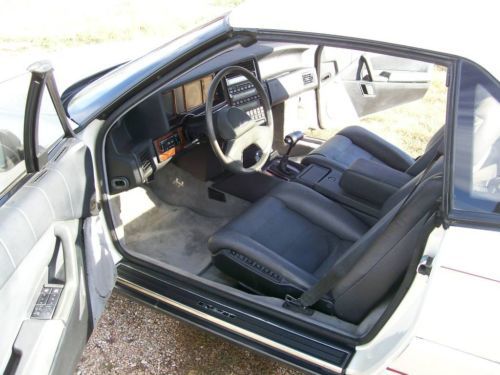 89 cadillac allante convertible w/ soft-top &amp; hardtop - leather interior