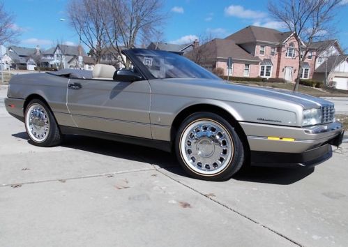 1993 cadillac allante convertible absolutely, showroom condition (15,251 miles)