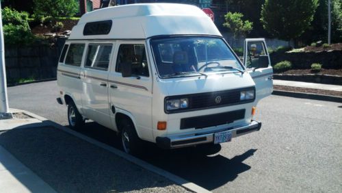 Very rare! starcraft 1987 volkswagen vanagon campmobile van camper 3-door 2.1l