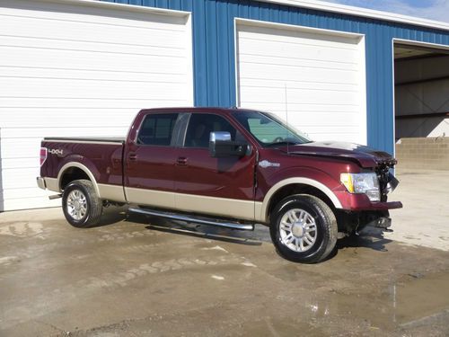 King ranch, 4x4, leather, loaded, salvage, repairable, wrecked, damaged