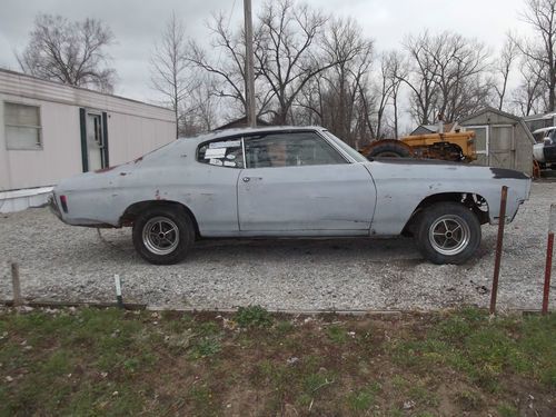 1970 chevy chevell ss 396 barn find