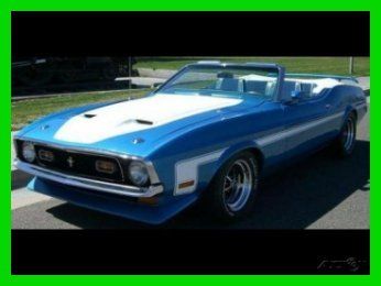 1971 ford mustang mach 1 convertible clone