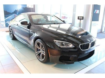 Brand new 2013 bmw m6 coupe loaded black 8cyl turbo 563hp nav leather m dct