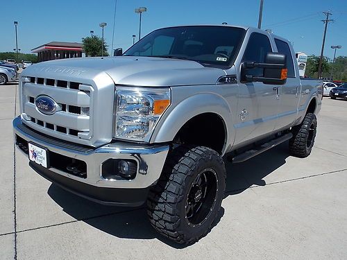 2013 ford f-250 crewcab lariat 4x4 lifted and loaded