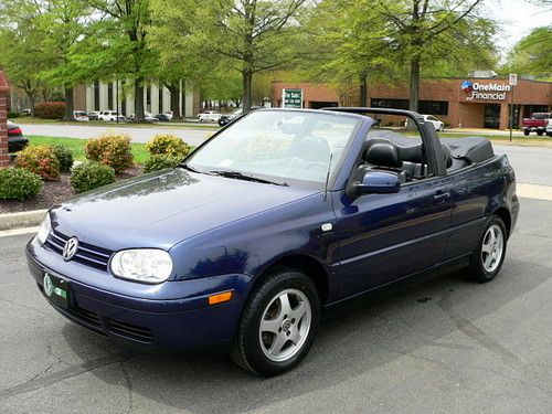 2000 vw convertible - only 49,000 miles! every option! leather! $99 no reserve!