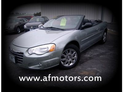 Auto convertible limited 2.7l v6 silver automatic finance black leather