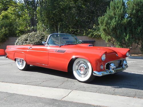1955 ford thunderbird loaded with options in restored condition