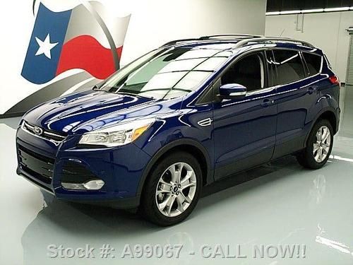 2013 ford escape sel ecoboost heated leather nav 6k mi  texas direct auto