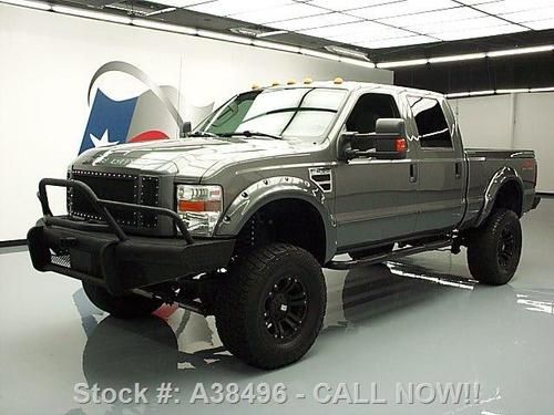 2009 ford f-250 crew diesel 4x4 lifted navigation 44k texas direct auto