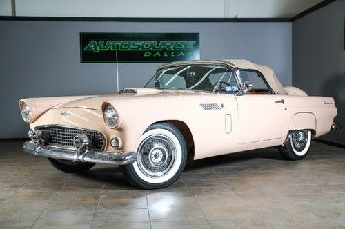 1956 ford thunderbird, fully restored, rare buckskin tan! we finance!