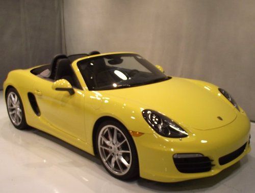 New 2013 13 porsche boxster s convertible pdk trans 335 miles demo never titled!