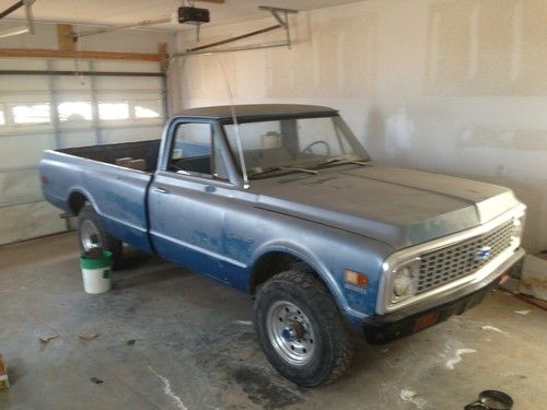 1972 chevy 4x4 wooden bed automatic