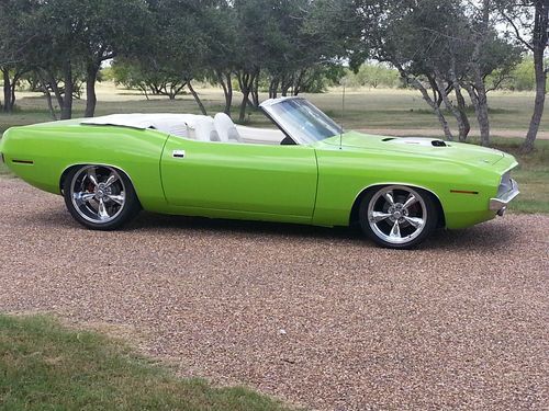 1970 hemi cuda convertible (barracuda) sublime green
