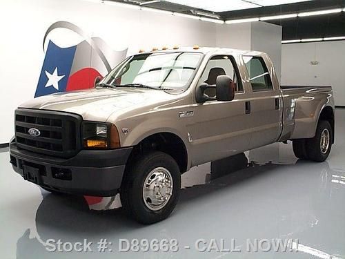 2006 ford f-350 crew 6.8l v10 dually 4x4 bedliner 44k texas direct auto