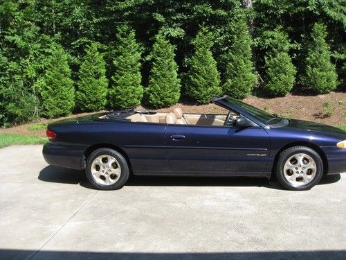 99  sebring jxi convertible one owner no reserve