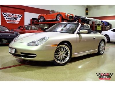 2000 911 carrera cabriolet 17,160 mls 6 speed 1owner hardtop xenons 18" wheels