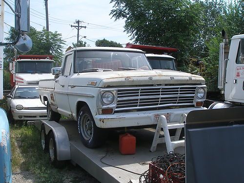 1969 ford f100 truck short bed 2x4 auto,factory a/c 302 v8 dual exhaust