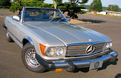 1976 mercedes 450sl - two owner original,  ready for the open road !!