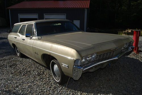 1968 chevrolet bel air impala wagon 327 ci 3 speed standard 1967 1969