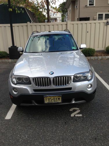 Silver 2008 bmw x3 3.0si with upgraded sport and cold weather package