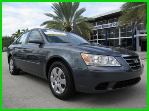 09 blue automatic 2.4l i4 sedan *leather seats *side airbags*one owner *florida