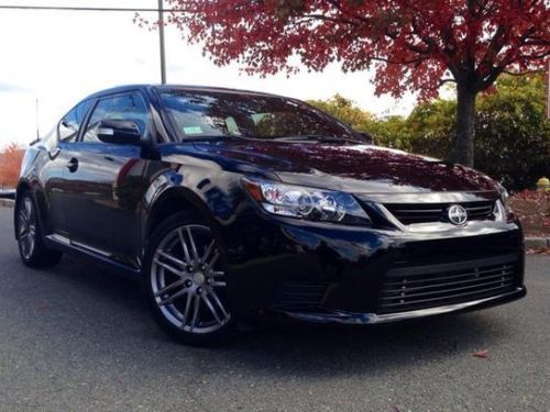 Black scion tc 2 door 4 cylinder coupe fwd automatic sunroof one owner excellent