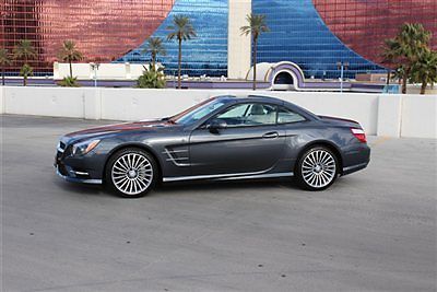 2013 mercedes-benz sl550+p1 package+panorama roof+airscarf+nav+rearview camera