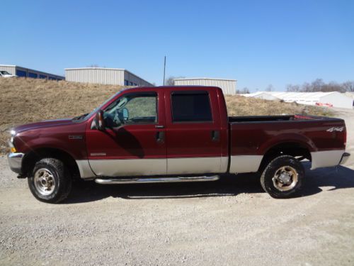 2004 ford f250 lariat 6.0 diesel 4x4 98,000 miles no reserve!!!!!!