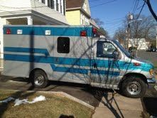 1996 ford ambulance and service truck
