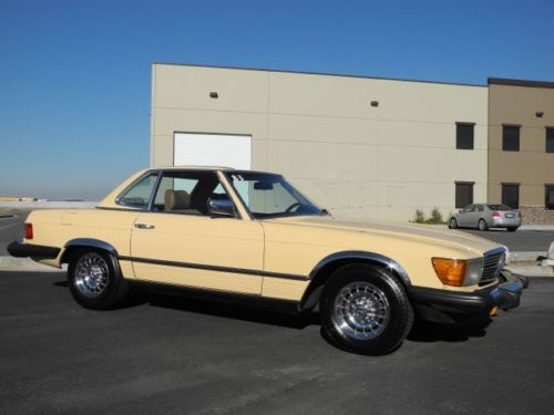 One owner mercedes 380sl~only 88k miles~full service records~new soft top