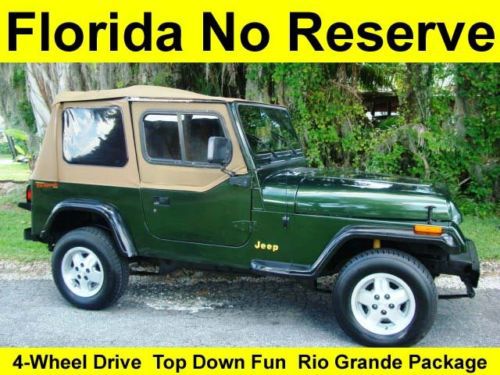 No reserve hi bid wins sharp serviced rust free convertible 4x4 top down fun