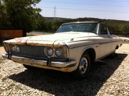 1963 plymouth sport fury convertible