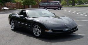 1999 triple black chevrolet corvette base convertible 2-door 5.7l