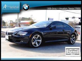 2010 bmw certified pre-owned 6 series 2dr cpe 650i