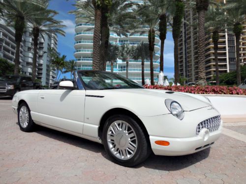 2003 ford thunderbird convertible 29k miles hard top 40 pictures cleanest t-bird