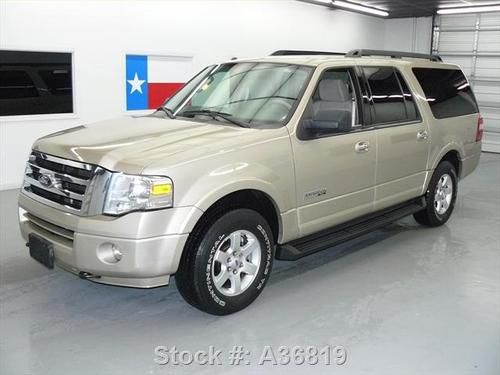 2008 ford expedition el 4x4 8-pass dvd video tow 67k mi texas direct auto