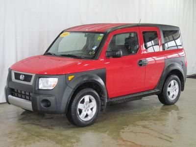 4x4 ex at suv 2.4l cd  4 cylinder red auto needs home honda  element ex 4x4