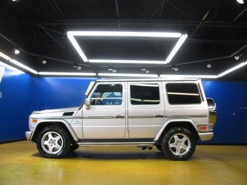 Mercedes-benz g55 amg designo pioneer navigation heated seats sunroof leather