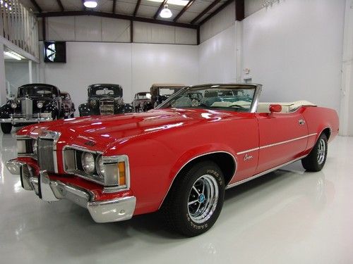1973 mercury cougar xr-7 convertible, low miles, fmx automatic, factory a/c!