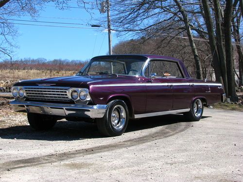 1962 chevy impala 4 dr hardtop driver v8 auto disk older resto priced to sell 63