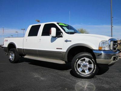 2004 ford lariat f-250 crew cab diesel 4x4 truck~nice~low miles!! king ranch!!!
