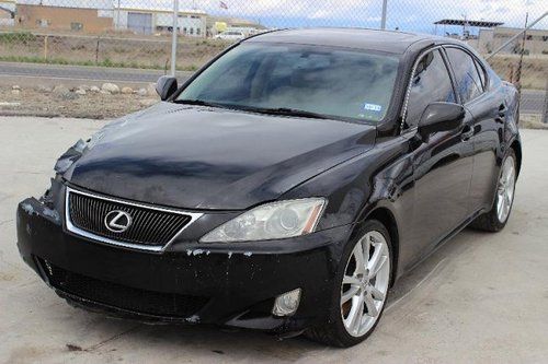 2007 lexus is350 damaged salvage loaded navigation priced to sell export welcome