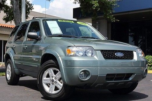 06 escape hybrid awd, navigation, low miles. free shipping! nice!