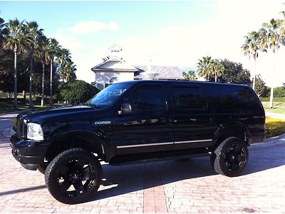 2003 lifted ford excursion limited v10....24" rockstars!! great condition!