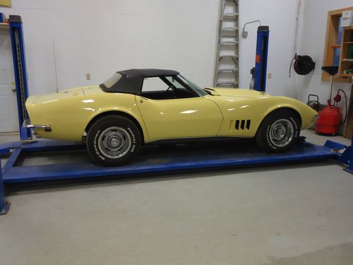 1968 corvette roadster numbers matching 427 4sp protect-o-plate origbill of sale