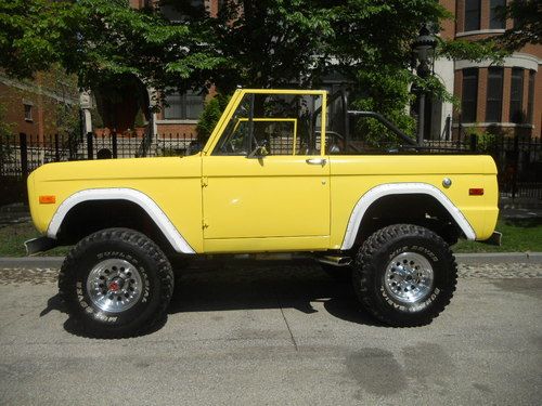 1970 ford bronco convertible power steering 302 automatic restored rust free