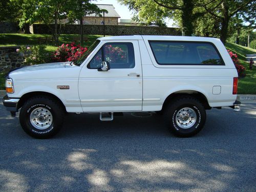 1996 ford bronco xlt 4x4 police package