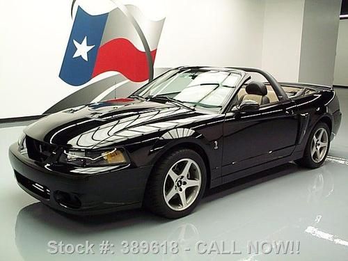 2003 ford mustang svt cobra v8 convertible 6 speed 26k texas direct auto